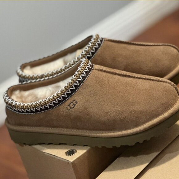 UGG Tasman chesnut - marron fourrure crème - Picture 1 of 6